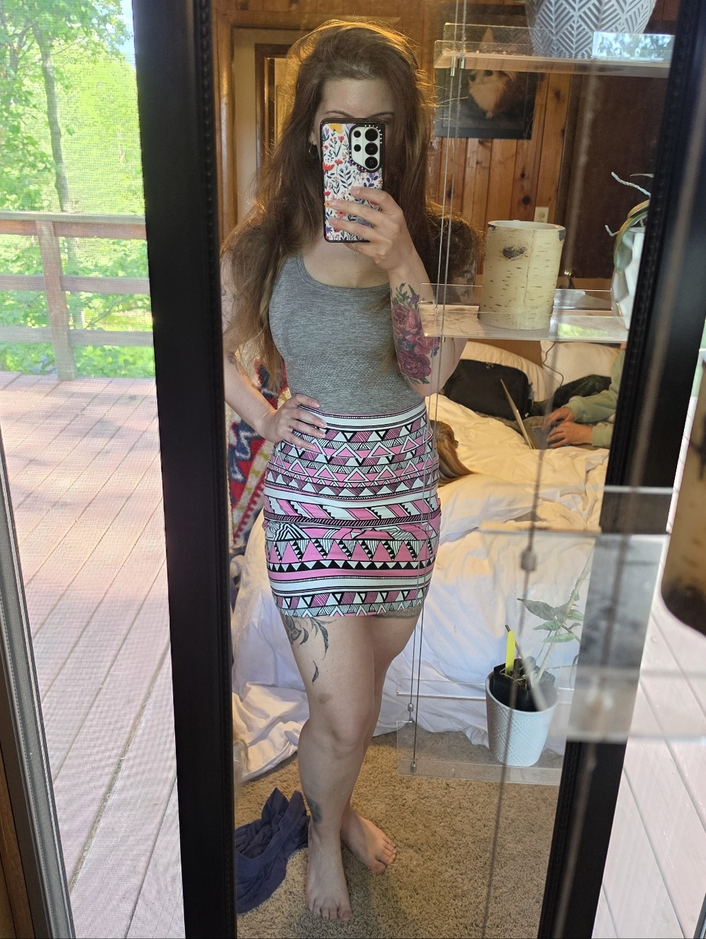 Pink by Victoria's Secret bodycon mini skirt